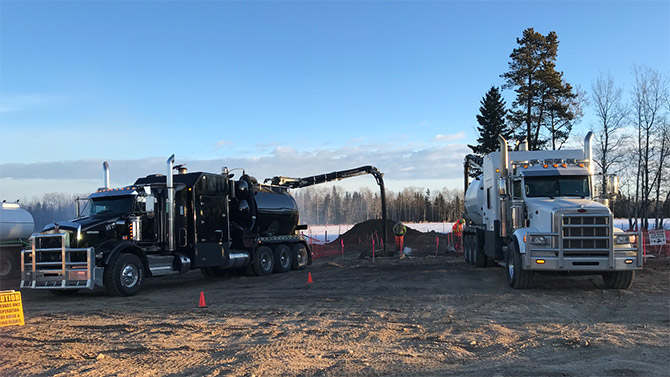 Air-Vac and Hydrovac in Edmonton, Alberta